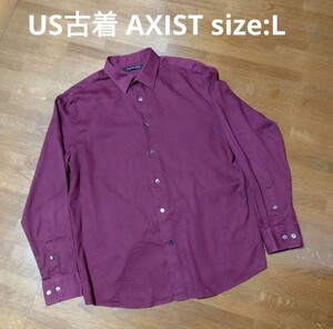 ☆送料無料☆ アクシス axist US古着 長袖シャツ Men