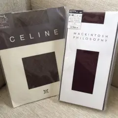 新品・未開封☆CELINE セリーヌ　マッキントッシュ　タイツ　2足セット