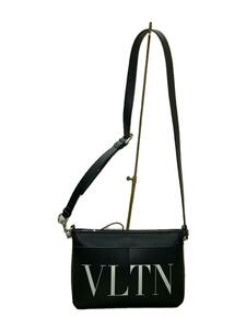 VALENTINO◆VLTN/ガラヴァーニ カーフスキン/ショルダーバッグ/レザー/BLK/2Y2B0B60WJW_0NI