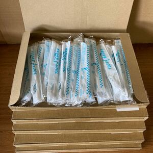 業務用 日本製 使い捨て粉付き歯ブラシ 個包装タイプ 30本×5箱　ホテルアメニティ