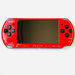 【送料無料】美品 良品 SONY ソニー プレイステーション ポータブル PSP-3000 PSP3000 本体のみ バリューパック レッド/ブラック 中古 現状