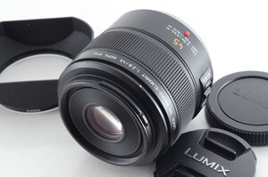 #B459 ★良品♪★Panasonic LEICA MACRO-ELMARIT 45mm F2.8 ASPH. MEGA O.I.S. H-ES045 パナソニック ライカ