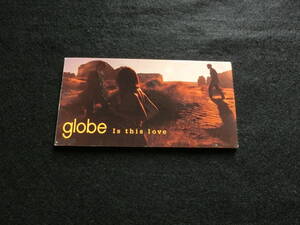 globe【Is this love】6枚目のシングル　盤面に目立つキズ無