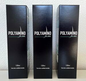 【新品未使用】 POLYAMINO 特許成分配合 育毛剤 メンズ 男性用 3本 お得セット