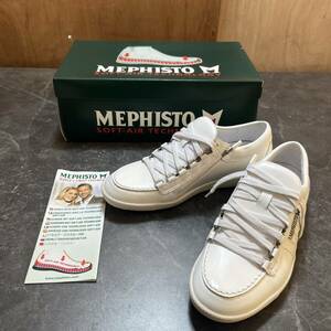 ☆未使用 MEPHISTO メフィスト CITY HIKER シティハイカ スニーカー ホワイト サイズ: 25cm メンズ シューズ 箱付(中古品/現状品/保管品)☆