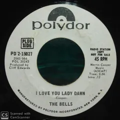 米7" The Bells I Love You Lady Dawn / Rain PD215027 Polydor /00080