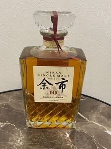 ★未開栓★ニッカ NIKKA★余市 10年★シングルモルト★ WHISKY★★角瓶★原酒 700ml 43%★