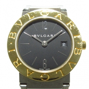 BVLGARI(ブルガリ) 腕時計 ブルガリブルガリ BB26SG レディース K18YG×SS 黒