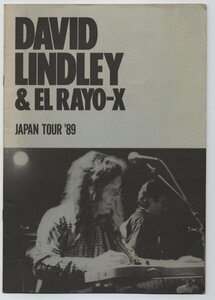 《東京発送》David Lindley and El Rayo X【来日公演パンフレット】Japan Tour 1989