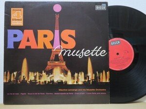 LP★「PARIS MUSETTE」Maurice Larcange And His Musette Orchestra (モーリス・ラルカンジュ/ドイツ盤)