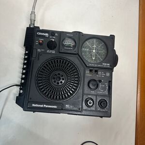 National Panasonic ナショナル パナソニック クーガー No.7 COUGAR　3バンド BCLラジオ　RF-877 昭和レトロ 動作品