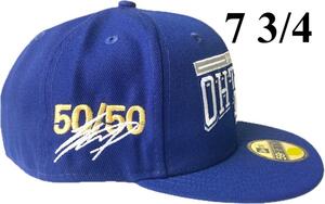 大谷翔平50/50限定モデル ドジャース キャップ ロサンゼルス・ドジャース ブルー ニューエラ 59FIFTY Fitted Hat サイズ: 7 3/4