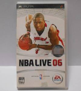 【ジャンク品】PSP　NBAライブ06　NBA LIVE 06　プレイステーションポータブル ソフト　PlayStation Portable　ソニー　SONY　EA SPORTS