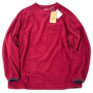 24AW【タグ付・新品・定価17,600円】GRAMICCI FLEECE RAGLAN CREW フリースラグランクルー S DEEP MAROON G4FU-J015 グラミチ