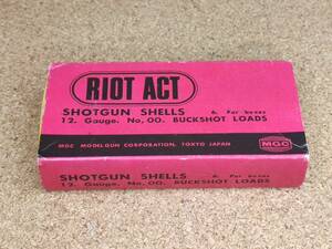 MGC RIOT ACT ライアット ショットガン用 レッドショットシェル 6発1箱