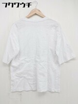 ◇ A day in the life UNITED ARROWS プリント 半袖 Tシャツ カットソー サイズM ホワイト系 メンズ