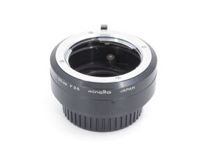 【送料390円】03123 MINOLTA for MD MACRO 50mm F3.5 接写リング【アットカメラ】