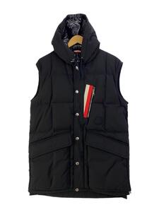 MONCLER◆ANCAS GILET/ダウンベスト/1/ポリエステル/BLK/C20914331485 57917