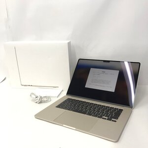 Apple　MacBook Air　A2941　15-inch/M2/2023　8GB　256GB　Sonoma　スターライト　初期化済み【CKAL5019】