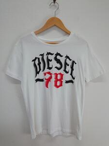 DIESEL ディーゼル 半袖Tシャツ プリント カットソー M 10098226