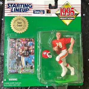 NFL 1995 Kenner Starting Lineup Figure East Convention Joe Montana Kansas City Chiffs ケナースターティング　ジョーモンタナチーフス