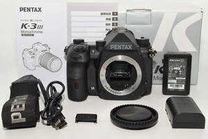 【1438ショットの特上品】 PENTAX K-3 Mark III Monochrome　#6395