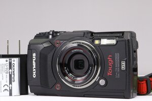 【 実用品 | 動作保証 】 OLYMPUS Tough TG-5 ブラック 【 ズーム時にチリの写り込み１点あり 】