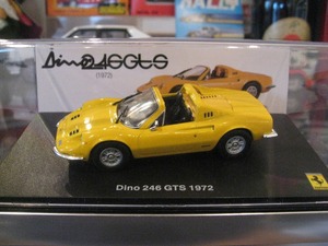 即決可★イタリアエデイコラ フェラーリコレクション1/43フェラーリ Dino デイーノ 246GTS 1972 イエロー★