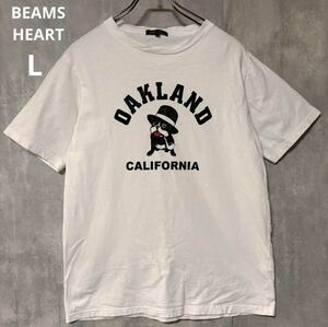 ビームス　BEAMS HEART Tシャツ　L アニマル