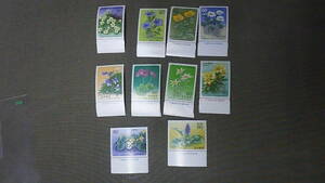未使用切手　高山植物シリーズ　10種　銘板付き　60円10枚　600円分