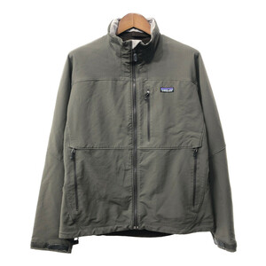 patagonia パタゴニア ソフトシェル ガイドジャケット アウトドア カーキ (メンズ L) 中古 古着 Q3382