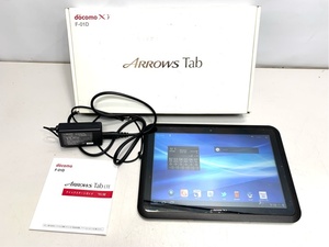 動作品　タブレット　ドコモ　ARROWS Tab LTE F-01D　富士通　docomo　電源コード　説明書付 7511 08