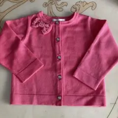 Kate spade kids 90ピンクカーディガン