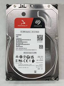 □【健康状態：正常】 SEAGATE IronWolf 4TB ST4000VN013 NAS 向け Hard Drive 3.5インチ SATA 2023年製 【使用時間：4946H】□ W01-1223