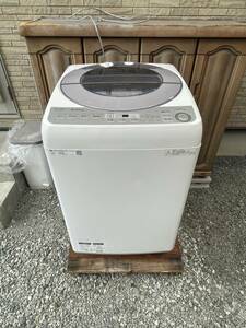 シャープ 全自動洗濯機 8kg ES-GV8B-S