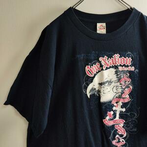 ALSTYLE 半袖シャツ Tシャツ ネイビー コットンシャツ メンズ2XL