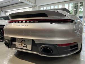 ポルシェ PORSCHE 992 911 カレラカブリオレ FUTUREDESIGN フューチャーデザイン リアスポイラー GTシルバーメタリック ダックテール