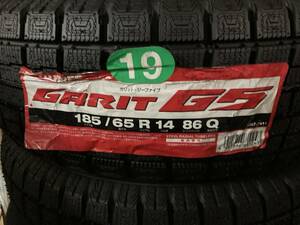 【T】格安.新品　TOYOタイヤ　スタッドレス　GARIT G５　 185/65R14　2019年製造４本セット 未使用