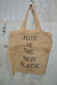 ジョイントワークス　JOINT WORKS　トートバッグ　鞄　JUTE　IS　THE　NEW　BLACK　ジュートバッグ D5919