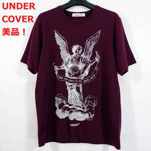 【美品】アンダーカバー　天使プリントＴシャツ　UNDERCOVER　サイズ１（Ｓ）　臙脂