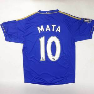 【中古】チェルシーFC CHELSEA 12/13 ホーム ユニフォーム #10 MATA フアン マタ XL ブルー x ゴールド プレミアムリーグ