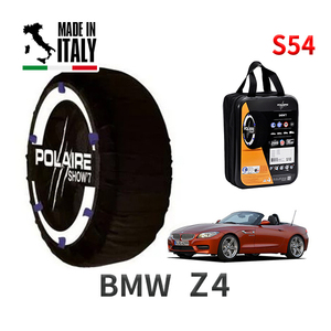 POLAIRE 正規品 スノーソックス S54 イタリア製 スノーチェーン BMW Z4 E89 DBA-LL20 タイヤサイズ： 225/35R19 インチ用 ポレア