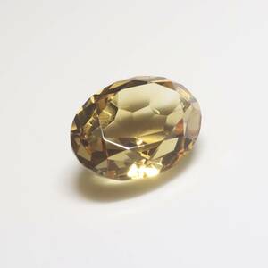 大粒20x15mmシトリンオーバル 重さ約18.58ct メラ