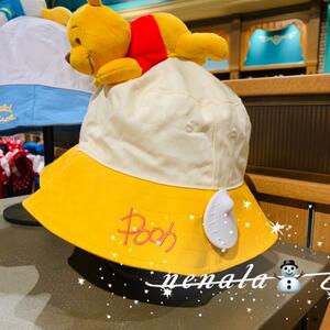 バケットハット 帽 帽子 プー くまのプーさん 上海ディズニー 新品未使用 60cm