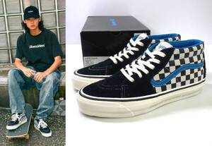 【27.5cm 新品同様】Liberaiders × VANS リベレイダース バンズ Sk8-Mid Reissue 83 LX スケートミッド リシュー 83 黒 スニーカー NA6091