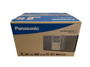 【未使用品】 Panasonic パナソニック SDステレオシステム SC-PM770SD-W D-dock 5CD SD MD ラジオ ミニコンポ オーディオ