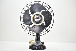 HITACHI M-6034D 30cm 鉄製 4枚羽根 ビンテージ 扇風機[日立][AC DESK FAN][アンティーク][昭和レトロ][当時物]46M