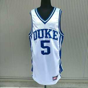 【90s/USA製/2pac着】美品/ナイキNIKE/ヴィンテージ/古着/DUKE/NCAA/Blue Devils/バスケ/メッシュ/ユニフォーム/タンクトップ/ゲームシャツ