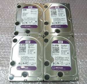 B39688 O-05361 3.5インチ HDD 3TB 4個セット 判定正常