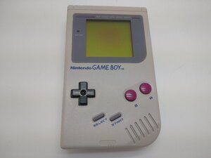 【中古品】GB　ゲームボーイ本体 初代 + 専用アダプタ + ワイドボーイ　※動作確認済み　（管理番号：006198）